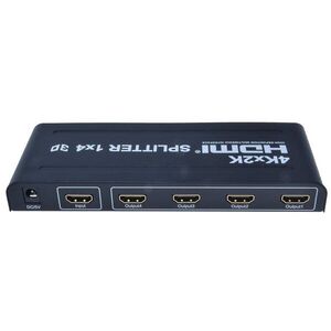 PremiumCord külső HDMI Splitter, 4 portos HDMI 1.4a fekete kép