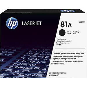 HP CF281A sz. 81A fekete kép