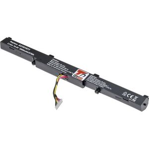 T6 Power Asus GL752, N552, N752 kompatibilis, 2600 mAh, 37 Wh, 4 cellás, Li-ion kép