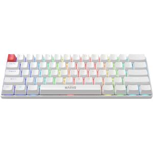 Marvo Saber 61 White Mechanical Wired Keyboard - EN kép