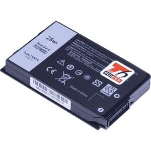 T6 Power Dell Latitude 12 7202 Rugged Tablet kompatibilis, Li-Ion, 7, 4 V, 3420 mAh (26 Wh), fekete kép