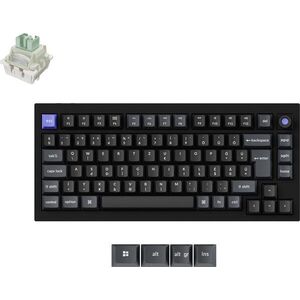 Keychron Q1 HE 8K Ultra-fast Lime Magnetic Mechanikus Black - HU kép