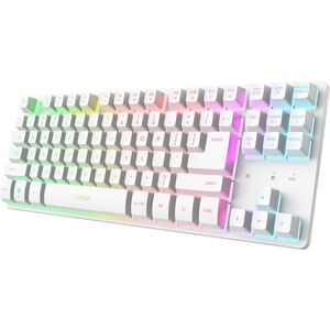 Trust GXT831W THADO TKL Wireless Gaming Keyboard White - US kép