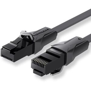 Vention Flat Cat.6 UTP Patch Cable, 20m, fekete kép