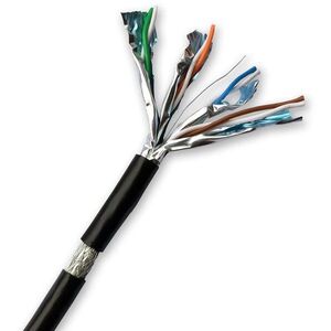 Datacom S / FTP huzal CAT7 PE, Fca 100m, köpeny fekete Kültéri kép