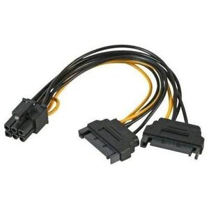 AKASA SATA power to 6pin kép