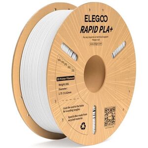 Elegoo RAPID PLA+ - 1, 75mm, 1kg, Cardboard Spool, White kép