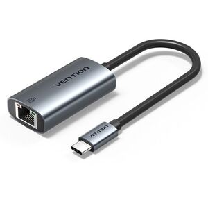 Vention USB-C to Gigabit Ethernet Adapter 0.15M Gray Aluminum Alloy Type kép
