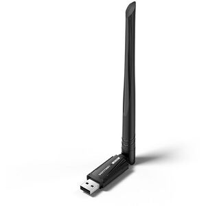 Vention AX300 USB Wi-Fi Single Band Adapter With High Gain Antenna, Black kép