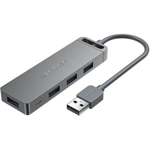 Vention 4-Port USB 2.0 Hub With Power Supply 0, 15 m, szürke kép