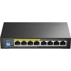 CUDY 8-Port Gigabit Desktop Switch with 4-Port PoE+ kép
