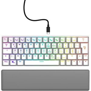 HAMA Gaming uRage Exodus 760 TKL Mechanical mini keyboard, RGB, Red switch, white - HU kép