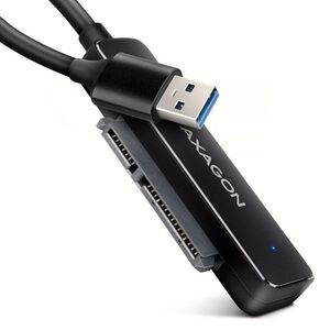 AXAGON ADSA-FP2A, USB-A 5Gbps to SATA 2.5" SSD/HDD SLIM adapter, 20 cm kábel kép