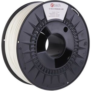 C-TECH PREMIUM LINE PETG 3D nyomtatószál, közlekedési fehér RAL9016 kép