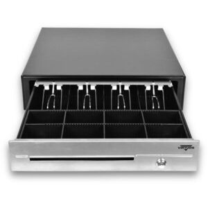 Virtuos C430D kábellel, fém konzolokkal, rozsdamentes acél panel, 9-24 V, fekete kép