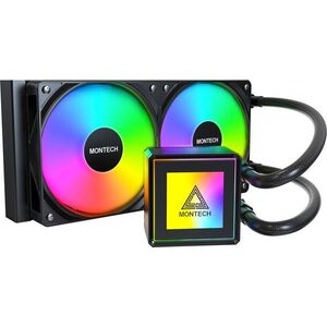 Montech PureFlow ARGB 240 Black kép