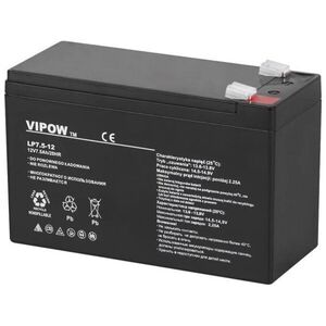 Vipow BAT0214 zselés tölthető elem 12 V/7, 5 Ah kép