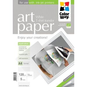 ColorWay Art Paper Vasalható transzferpapír, 5 db kép