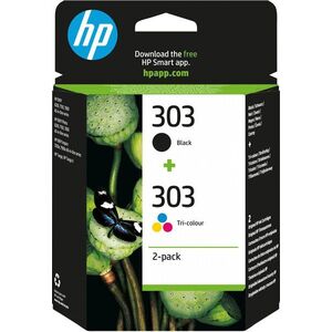 HP 3YM92AE No. 303 multipack, fekete és három szín kép
