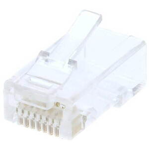 Datacom RJ45, CAT6, UTP, 8P8C, árnyékolatlan, sodort kábelhez, 10-pack kép
