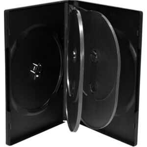MediaRange 5 DVD 22 mm, 5 db, fekete kép