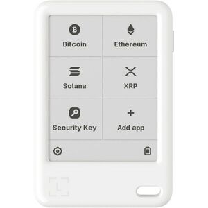Ledger Nano Gen 5 Glacier White Crypto Hardware Wallet with Recovery Key kép