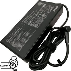 ASUS Notebook töltő, 200 W, 20 V, eredeti, 3P(6PHI), csatlakozó 6, 00 mm kép