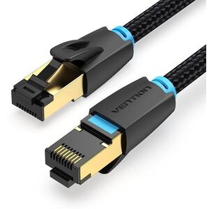 Vention Cotton Braided Cat.8 SFTP Patch Cable, 3m, fekete kép