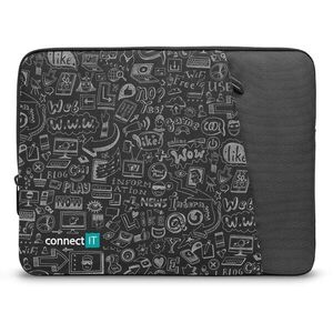 CONNECT IT DOODLE 15.6", fekete kép