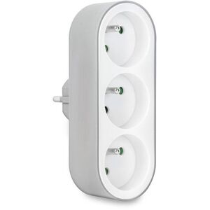 CONNECT IT Tripple Split elosztó adapter, 3 aljzat, fehér kép