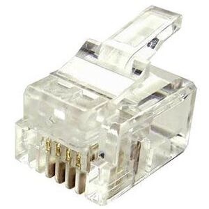 Datacom 10-pack, RJ11, CAT3, UTP, 6p4c, nem árnyékolt, halmozott kép