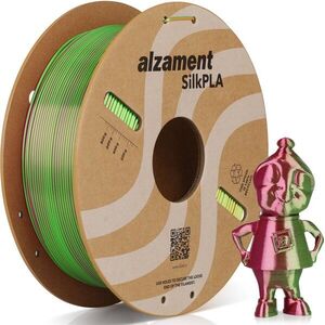 Alzament PLA Silk Tri Color 1 kg Gold-Green-Rose Red kép