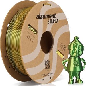 Alzament PLA Silk Tri Color 1 kg Gold-Green-Black kép