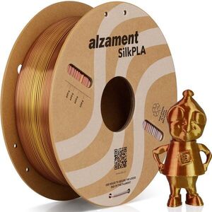 Alzament PLA Silk Tri Color 1 kg Gold-Silver-Copper kép