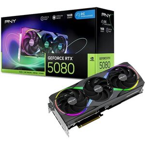 PNY GeForce RTX 5080 EPIC-X RGB Overclocked Triple Fan kép