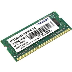 Patriot SO-DIMM 4GB DDR3 1600MHz CL11 Signature kép