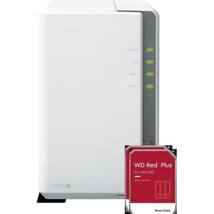 Synology DS223j 2 ×6 TB RED Plus (12 TB) kép