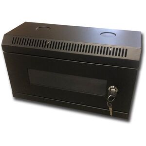 Datacom 10" 4U / 140mm, üvegajtós, fekete kép