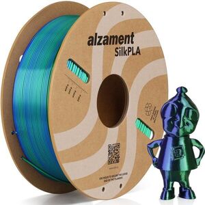 Alzament PLA Silk Dual Color 1 kg Blue-Green kép