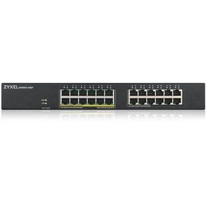 Zyxel GS1900-24, 24-port GbE L2, 12 Port PoE Smart Switch, rackmount, 130 Watt kép