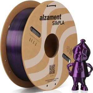 Alzament PLA Silk Dual Color 1 kg Black-Purple kép