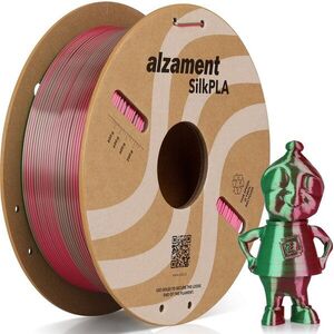 Alzament PLA Silk Dual Color 1 kg Red-Green kép