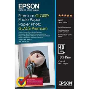 Epson Premium Glossy Photo Fotópapír Photo 10x15 40 lap kép