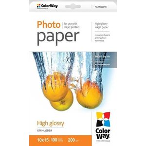 ColorWay High Glossy, 10×15, 100 db kép