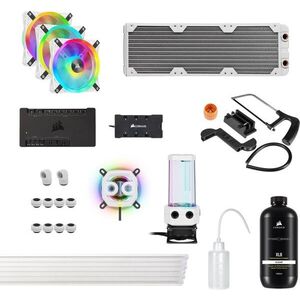 Corsair Hydro X Series iCUE XH305i RGB PRO WHITE Custom Cooling Kit kép