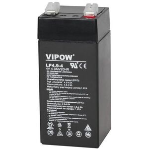 Vipow BAT0271 zselés akkumulátor 4 V, 4, 9 Ah kép