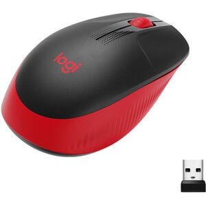 Logitech Wireless Mouse M190, Red kép