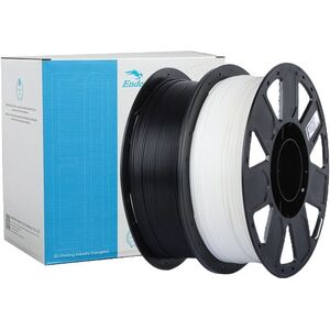 Creality 1, 75mm PLA black neutral tray - 2× 1kg, fekete-fehér kép