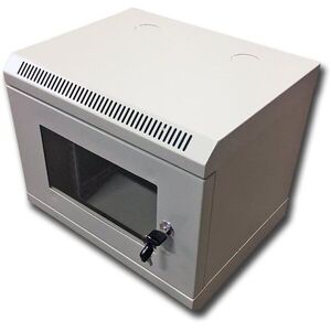 Datacom 10" 6U / 280mm, üvegajtós, szürke kép