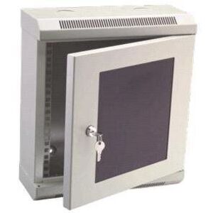 Datacom 10" 6U / 140mm, üvegajtós, szürke kép